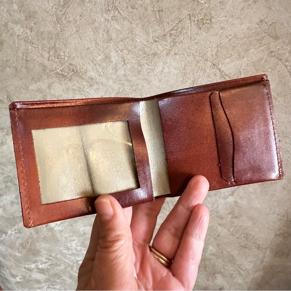 Aztec Design Leather Wallet - Picture 4 of 5